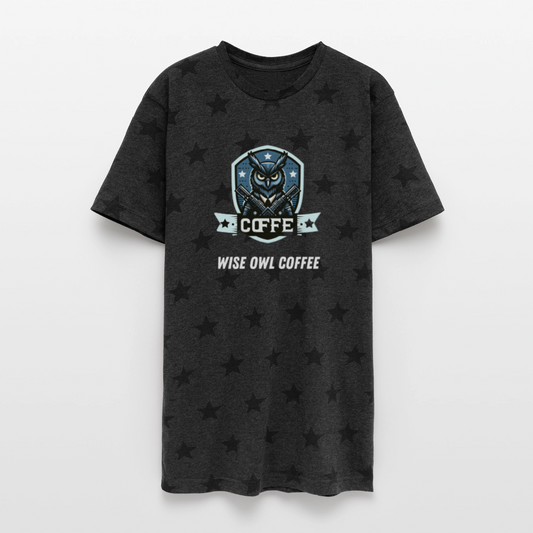 shirt layered - charcoal star 