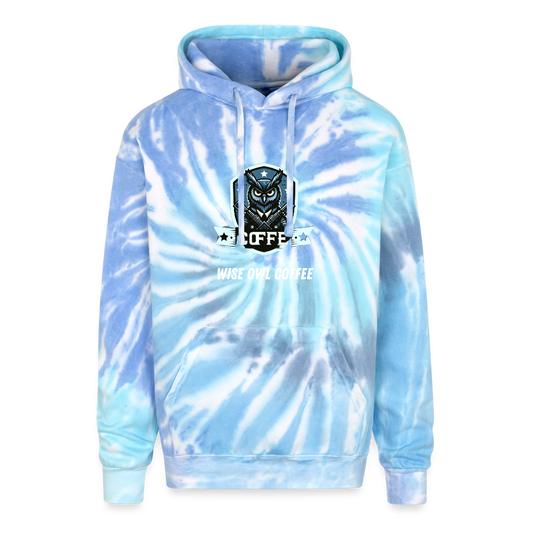 Adult Tie Dye Hoodie - blue lagoon