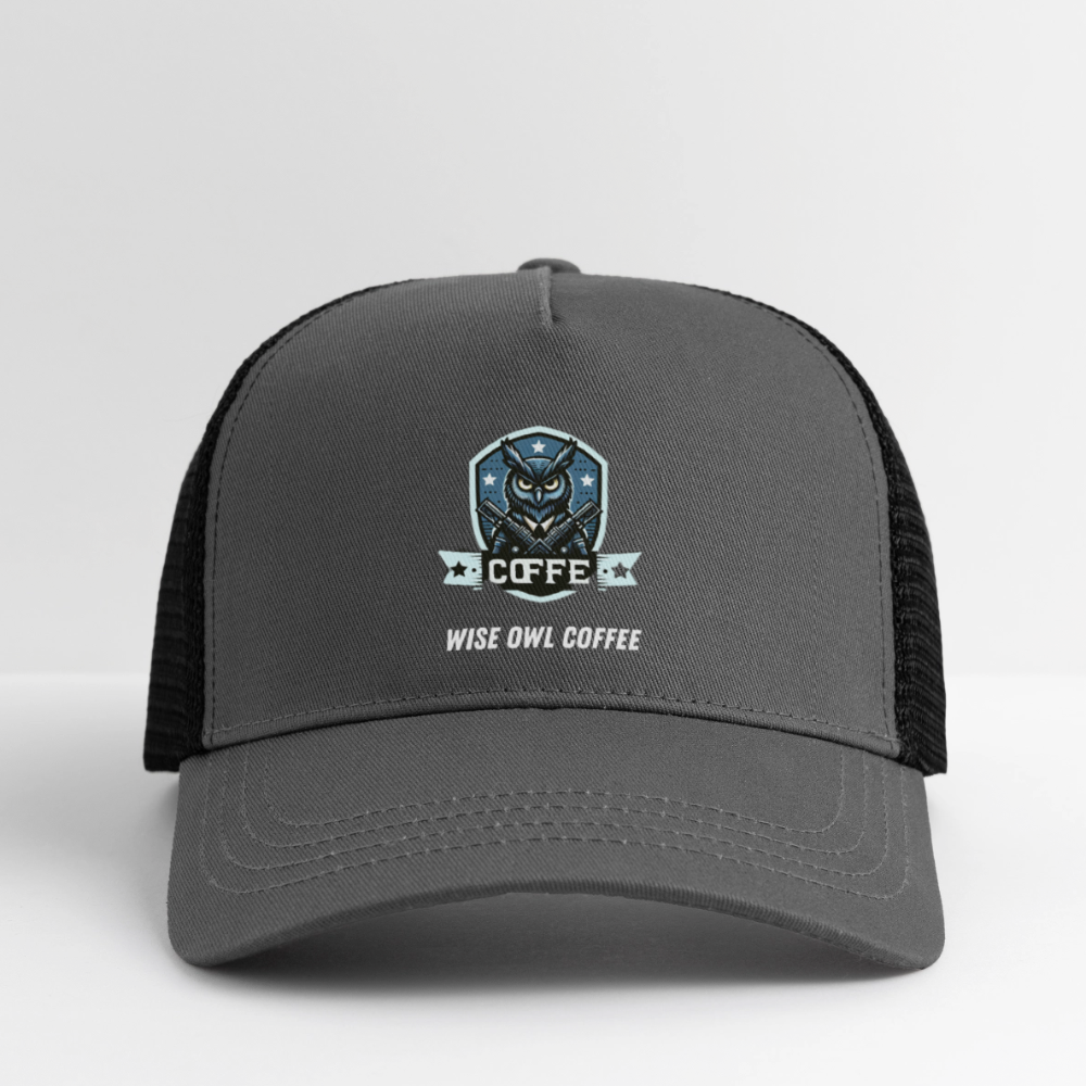 Eco Trucker Cap - smoke grey/black