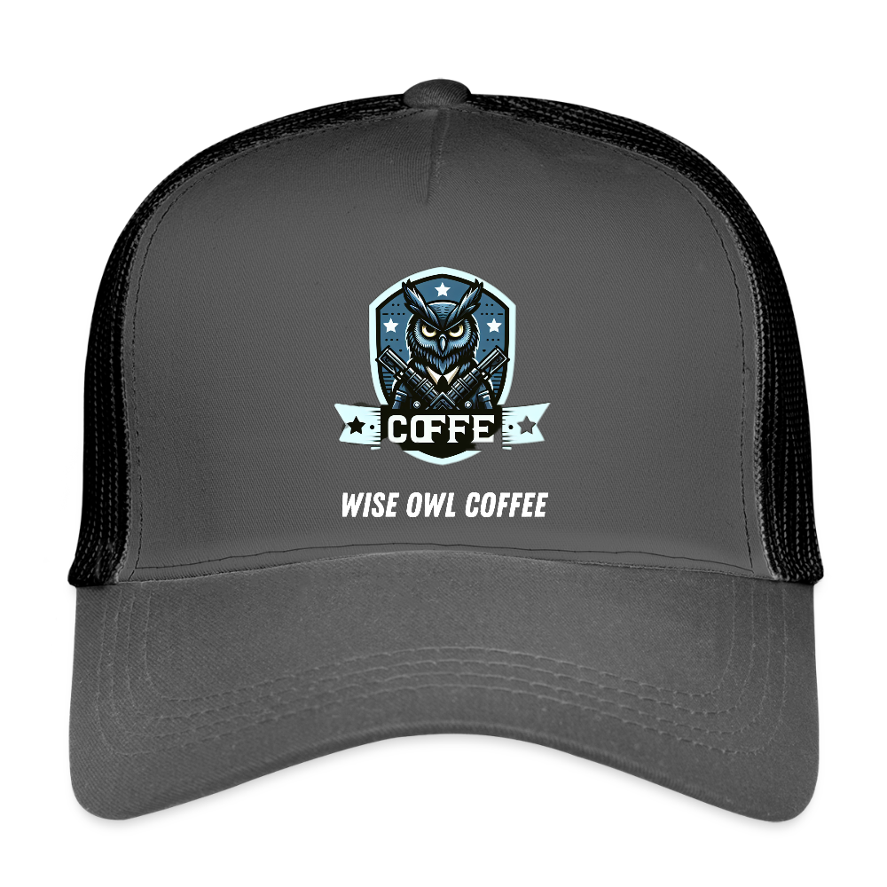 Eco Trucker Cap - smoke grey/black