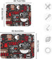 Coffee Brown Pattern Microfiber Coffee Mat Machine Washable for Coffee Station