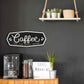 Coffee Farmhouse Wood Wall Decor - Cute Coffee Sign for Kitchen, Office or Coffee Station - Coffee for the Daily Grind