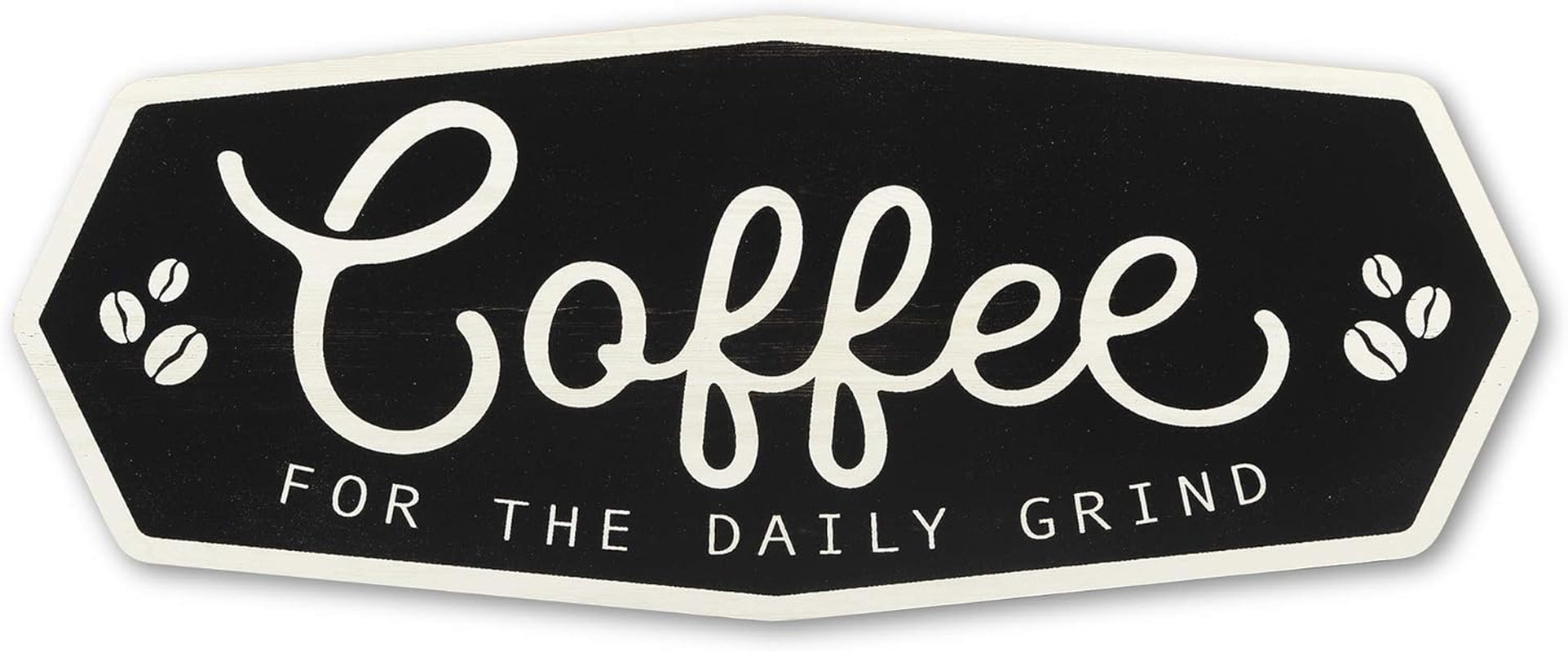 Coffee Farmhouse Wood Wall Decor - Cute Coffee Sign for Kitchen, Office or Coffee Station - Coffee for the Daily Grind