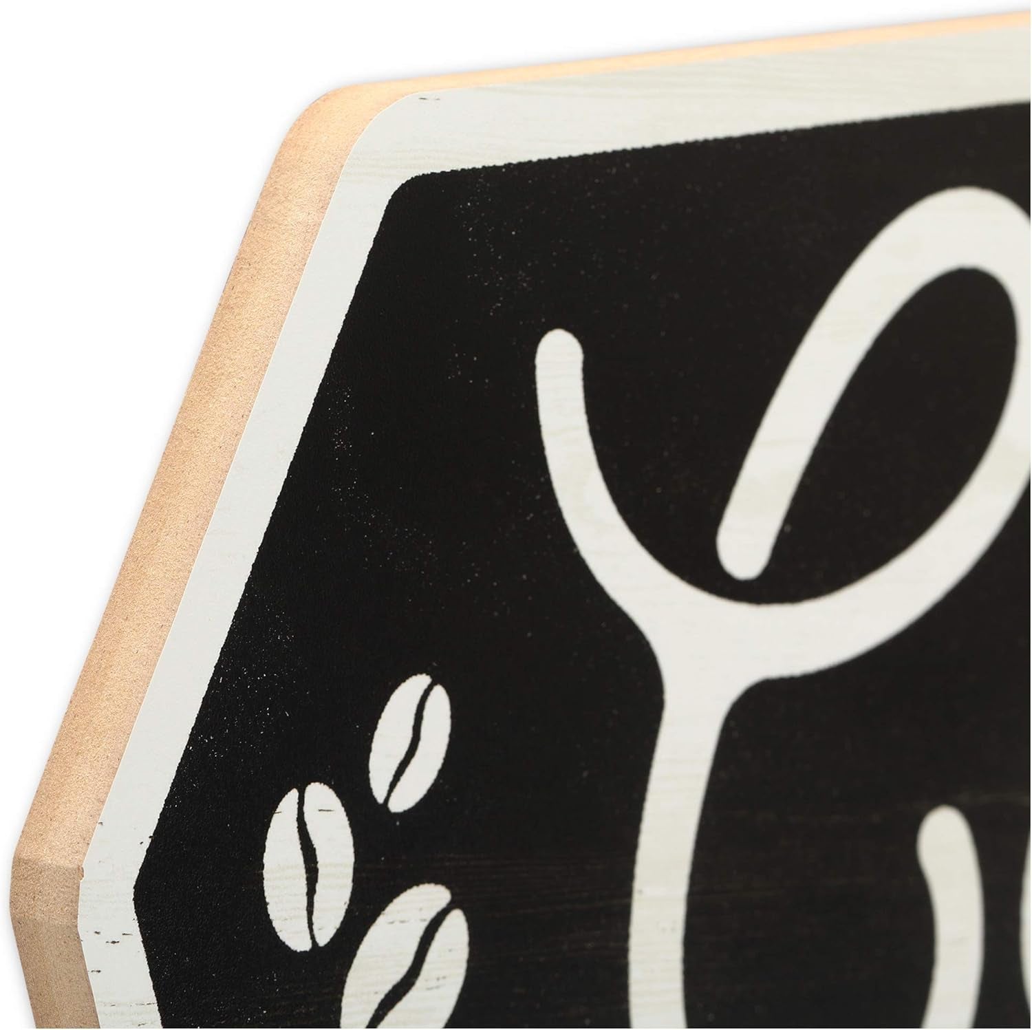 Coffee Farmhouse Wood Wall Decor - Cute Coffee Sign for Kitchen, Office or Coffee Station - Coffee for the Daily Grind
